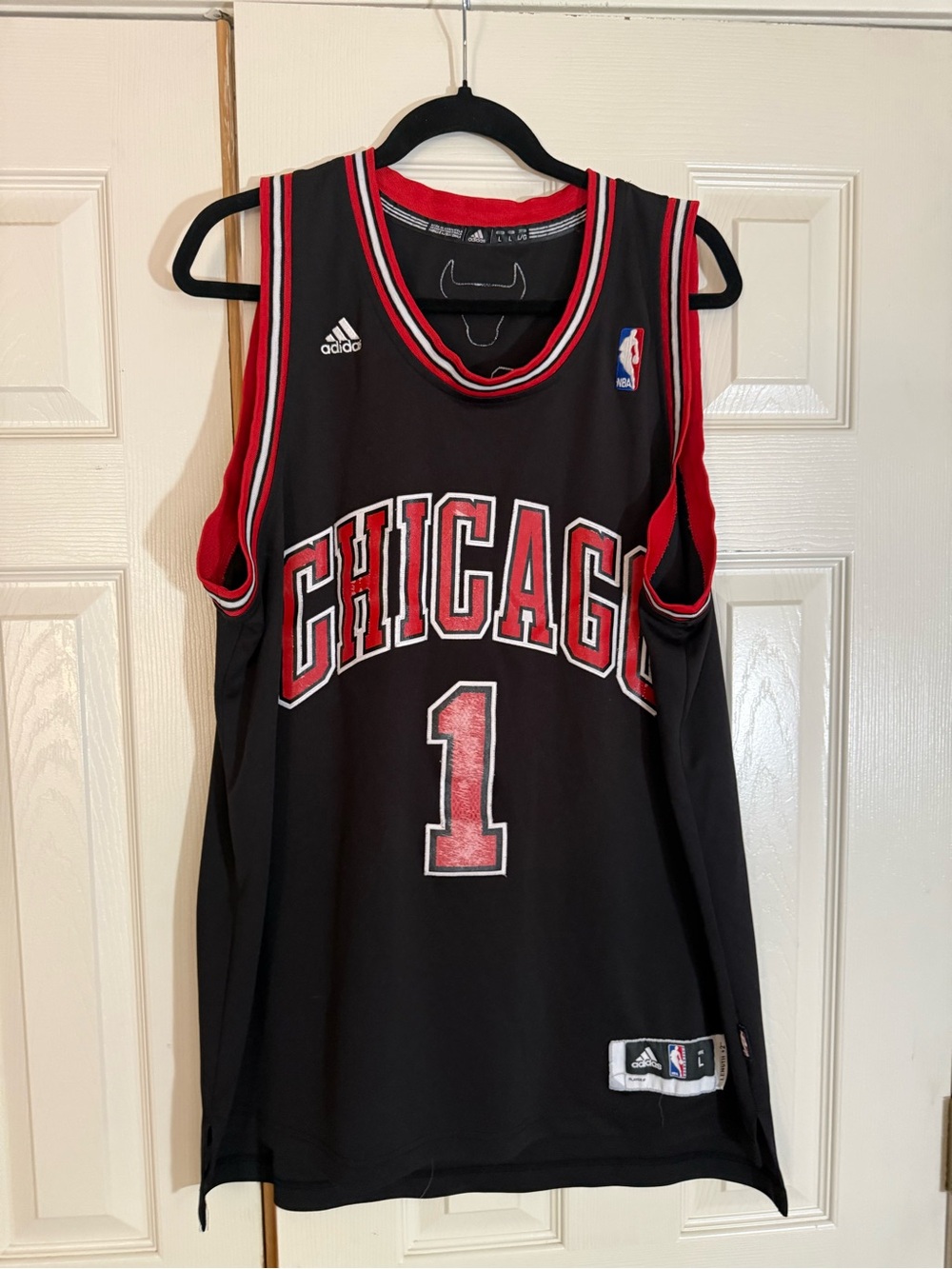 Adidas Chicago Bulls Derrick Rose #1 Swingman Jersey Large